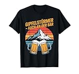 Gipfelstürmer Auch An Der Bar Berge Bier T-Shirt