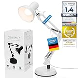 GOODS+GADGETS Retro Arbeitsplatzlampe Leselampe Schreibtischlampe Tischlampe Arbeitsplatz-leuchte...