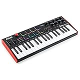 AKAI Professional MPK Mini Plus - 37-Tasten USB MIDI Keyboard Controller mit 8 RGB MPC Pads,...