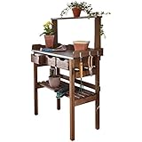 Pureday Pflanztisch Gartentisch Blumentisch - Garten Terrasse Balkon - Outdoor - 3 Schubladen - 3...