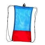 Netztasche für Schwimm-Trainingsausrüstung, Tauchrucksäcke, Schwimmen, Kordelzug, Schnorcheln,...