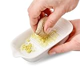 Fackelmann Ingwerreibe, Reibe aus Keramik für Ingwer und Knoblauch, Gewürzreibe mit...