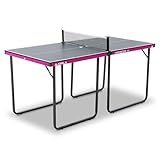 JOOLA Midsize X – kompakte Tischtennisplatte für drinnen,platzsparend, klappbar, mit...