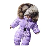 Babykleidung Parka Jacke Mantel Strampler Winter Overall Baumwolle 0-24 Monate Winter Oberbekleidung...