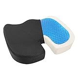 TENSWALLXCJC Sitzkissen für den Bürostuhl: Memory Foam Stuhlkissen Sitzkissen Orthopädisch...