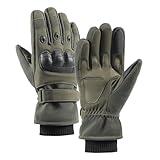 Warme Handschuhe für Herren, atmungsaktive Handschuhe mit Touchscreen-Fingern, Thermo-Handschuhe,...