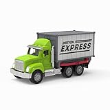 Driven Micro LKW 19 cm mit abnehmbarem Container, Lichtern und Tönen – Laster Spielzeugauto mit...