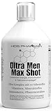 Ultra Men Max Shot – Der tägliche Power-Boost für Männer | 70 aktive Inhaltsstoffe mit...