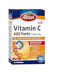 Abtei Vitamin C 600 Forte mit Zink und Vitamin D3 - für Abwehrkräfte und Zellschutz - hochdosiert,...