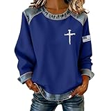 Hoodie Damen Kapuzenpullover Pullover Casual Sweatshirt Langarm Baumwolle Hoody Oberteile Oversize...