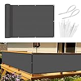 Sunnylaxx Balkon Sichtschutz Balkonabdeckung 100x500 cm Windschutz Blickdichte...
