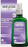 WELEDA Bio Lavendel Körperöl - ätherisches Naturkosmetik Hautpflege Massageöl / Pflegeöl mit...