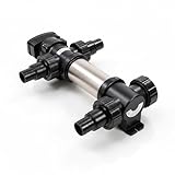 VIALIA UVC Teichklärer SUV-724 RVS, 24 Watt, Edelstahl Wasserklärer, Algenvernichter für...