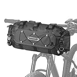 Rhinowalk Fahrrad Lenkertasche Wasserdicht 12L Fronttasche Lenkerrolle Fahrradtasche für Lenker...