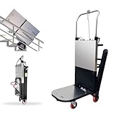 UYSELA Sackkarre mit Gummiketten, Kann Treppen und Abstiege BewäLtigen, Schwere Treppensteiger mit...