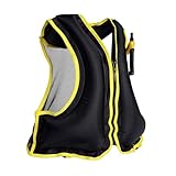 Schwimmweste für Erwachsene, aufblasbare Schwimmweste, Unisex für Erwachsene, Schnorcheln, Kajak,...