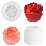 Silikonform Blumen, Kerzen Silikonformen, Silikonformen Gießformen Blumen, 2 Stück Set, Ideal für...