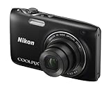 Nikon Coolpix S3100 Digitalkamera (14 Megapixel, 5-fach opt. Zoom, 6,7 cm (2,7 Zoll) Display, HD...