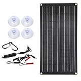 Solarpanel für den Außenbereich, tragbar und leicht, monokristallin, 40 W, 18 V, Dual-USB-Ausgang...
