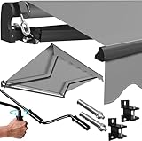 KESSER® Gelenkarmmarkise Markise Gelenkmarkise 250 x 200cm Terrassenmarkise Klemmmarkise...