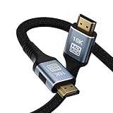 CAKOBLE HDMI 2.2 Kabel,96 Gbit/s Ultra High Speed – 16K,12K/10K, 8K, 4K@120Hz@240Hz@480Hz | eARC,...