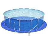 Poolmatte, Poolabdeckungskissen - dicke wasserdichte Pool-Bodenmatte, runde Poolabdeckungen |...
