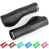 GXCROR Ergonomische Fahrradgriffe für 22,2mm Lenker-MTB Lenkergriffe Anti-Rutsch mit Dual Lock...