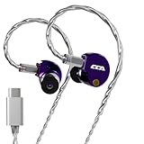 CCA Phoenix In-Ear-Monitor-Kopfhörer, Dual-Magnet-Treiber, IEM mit klarem HiFi-Sound und tiefem...