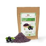 Huggiberries Acai Pulver Bio 200g - Fruchtpulver ungesüßt & ohne Zuckerzusatz - Bio Superfood aus...