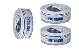 3 x Blue Dolphin Putzband weiß 48mm x 33m