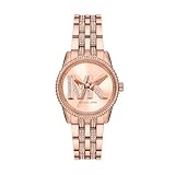 Michael Kors Damenuhr Bryant 3-Zeiger-Werk Edelstahl roségoldfarben, MK7541
