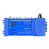 Digitaler HF Modulator, MMS80 Home UHF Modulator Audio Video Signale AV RF AV TV Wandler,...