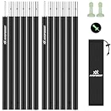 AVOFOREST Zeltstangen Campingstangen für Planen,Aluminium-Zeltstange,Höhe 72–204 cm,Sonnensegel...