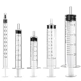 15 Stück Spritzen 1ML 3ML 5ML 10ML 20ML Wiederverwendbare Spritze, Dosierspritze Aufziehspritze...