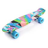 meteor Skateboard Kinder Mini Cruiser Kickboard mädchen Retro Jungen Mini Board Kinder Vintage...