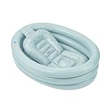 Babymoov Aufblasbare Badewanne Aquadots, mit Einsatz für Neugeborene, 68 x 40cm, als Planschbecken...