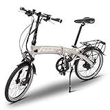 VELOJA® Ebike Klapprad – elektrisches Fahrrad faltbar – 20 Zoll – StZVO Ausstattung – 250W...