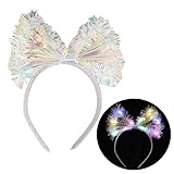 ASHLUYAK Leuchtendes PVC Stirnband Partys Elegantes Haarband Junggesellinnen Party Stirnband...