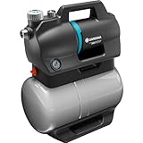 Gardena Hauswasserwerk 3900 Silent: Pumpe mit 21 l Wasserspeicher und integriertem Filter,...