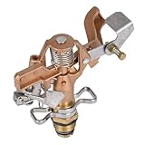 Javoryxh Oszillierender Wassersprinkler Aus Messing Automatisch Rotierend Mit Einstellbaren Winkeln...