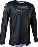 Fox Racing Herren 180 Blackout Motocross Jersey, Schwarz/Schwarz, Small