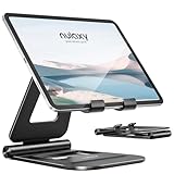 NULAXY Aluminium Doppelter Faltbarer iPad Ständer, Voll Verstellbare Desktop-Tablet-Halter, iPad...