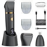 Scttomon Intimrasierer Body Groomer Shaver Trimmer für Männer Körperhaartrimmer Rasierer Herren...