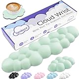 Cloud Handgelenkauflage, Tastatur, Cloud-Handballenauflage mit PU-Leder-Memory-Schaum, niedliche...