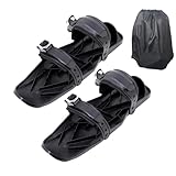 Kurzer Ski, Schneeschuhe für Herren, Snowblades, kompaktes Skizubehör, multifunktionale...