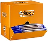 BIC Kugelschreiber Set Cristal Original, in Blau, Strichstärke 0,4 mm, 150er Pack, Ideal für das...