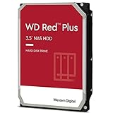 WD Red Plus interne Festplatte NAS 6 TB (3,5'', Workload-Rate 180 TB/Jahr, 5.400 U/min, 256 MB...