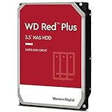 WD Red Plus interne Festplatte NAS 4 TB (3,5'', Datenübertragung bis 150 MB/s, Workload 180...