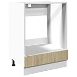 Eleganz Küchenschrank Sonoma-Eiche 60x46x81,5 cm aus Holzwerkstoff - Platzsparender...