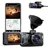 VANTRUE X4S Dashcam Auto 5GHz WiFi, 4K+1080P Vorne Hinten, 1440P/60FPS, Sternenlicht Nachtsicht,...